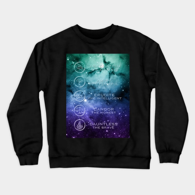 Divergent Crewneck Sweatshirt by hxrtsy